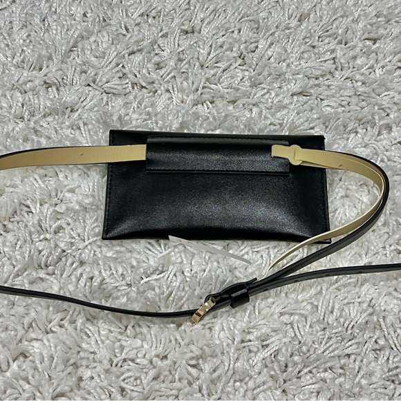 Black Leather Fanny Pack - Picture 6 of 8